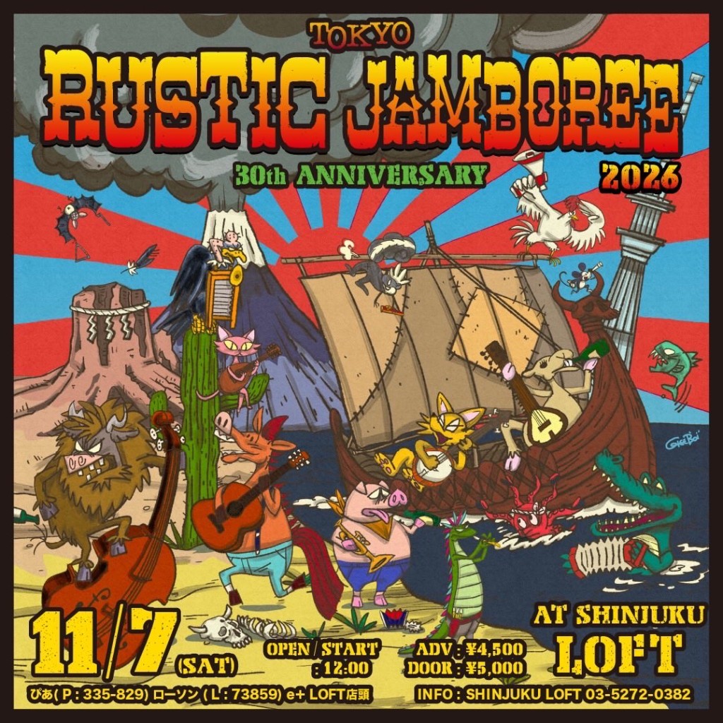 TOKYO RUSTIC JAMBOREE 30th ANNIVERSARY 2026 @新宿LOFT